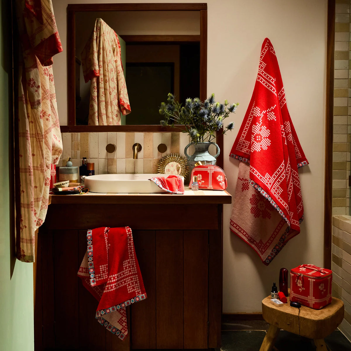 SAGE & CLARE Bonny Face Washer Set POPPY