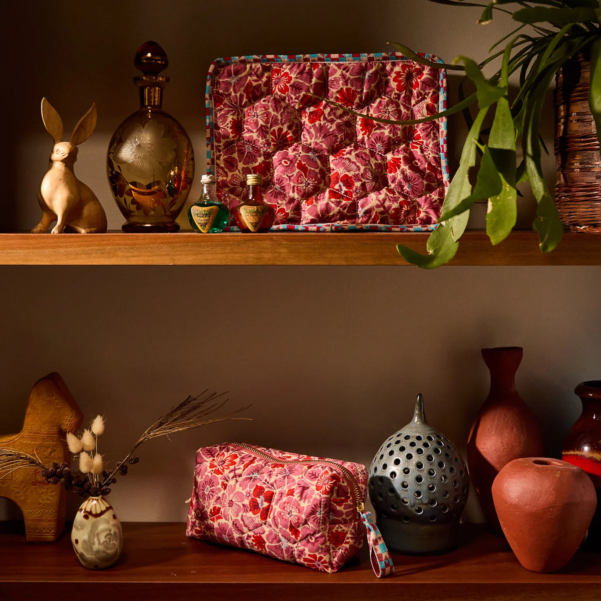 SAGE & CLARE Magnolia Travel Pouch POPPY