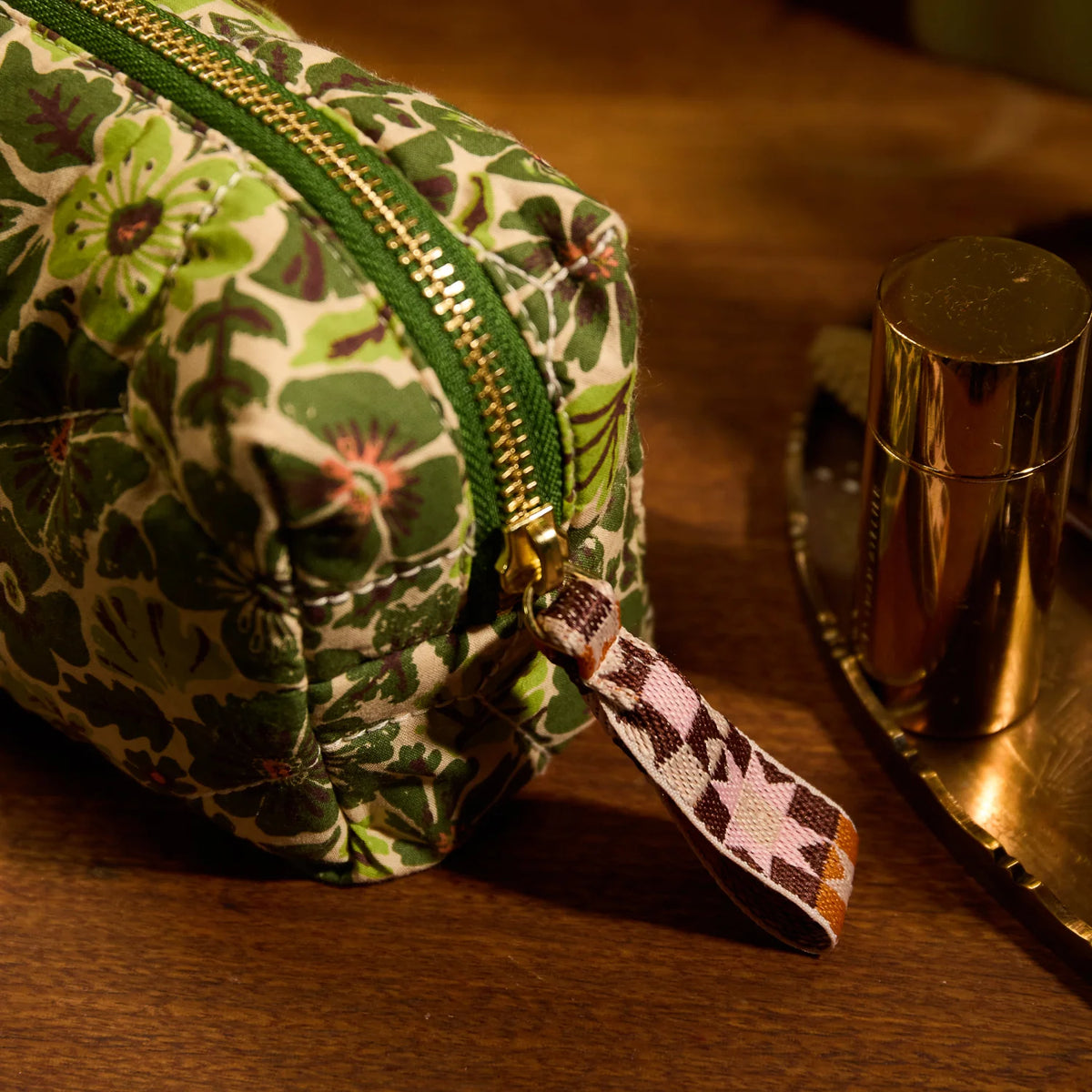 SAGE & CLARE Magnolia Travel Pouch CACTUS GREEN