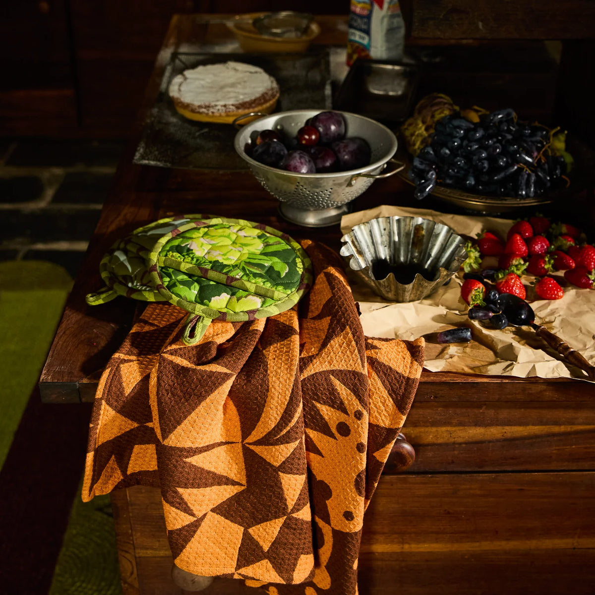 SAGE X CLARE Nora Tea Towel CITRINE