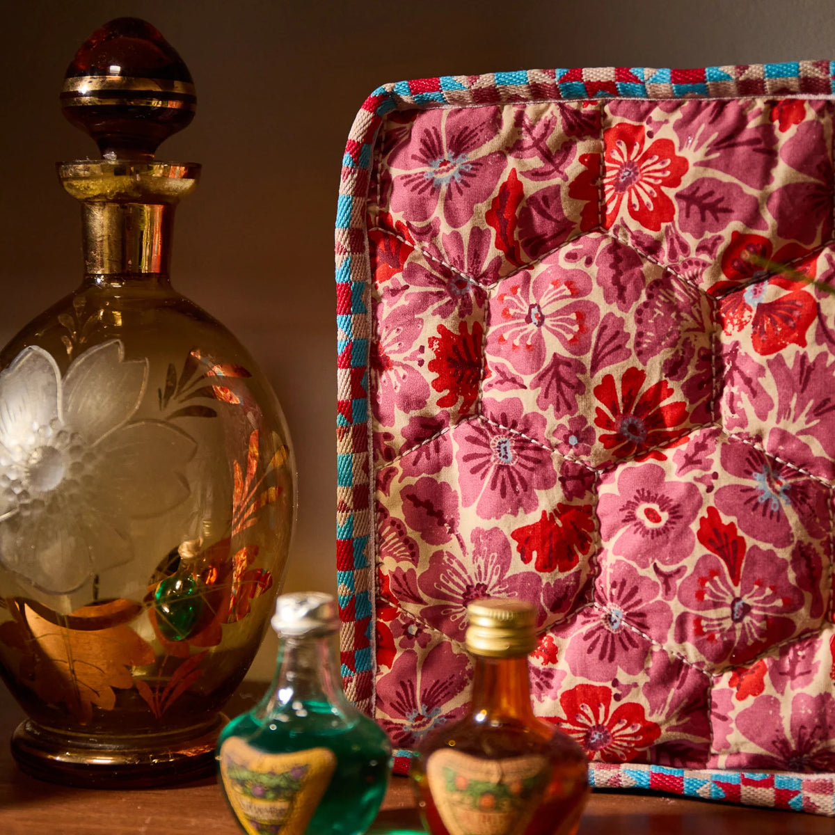 SAGE & CLARE Magnolia Vanity Bag POPPY