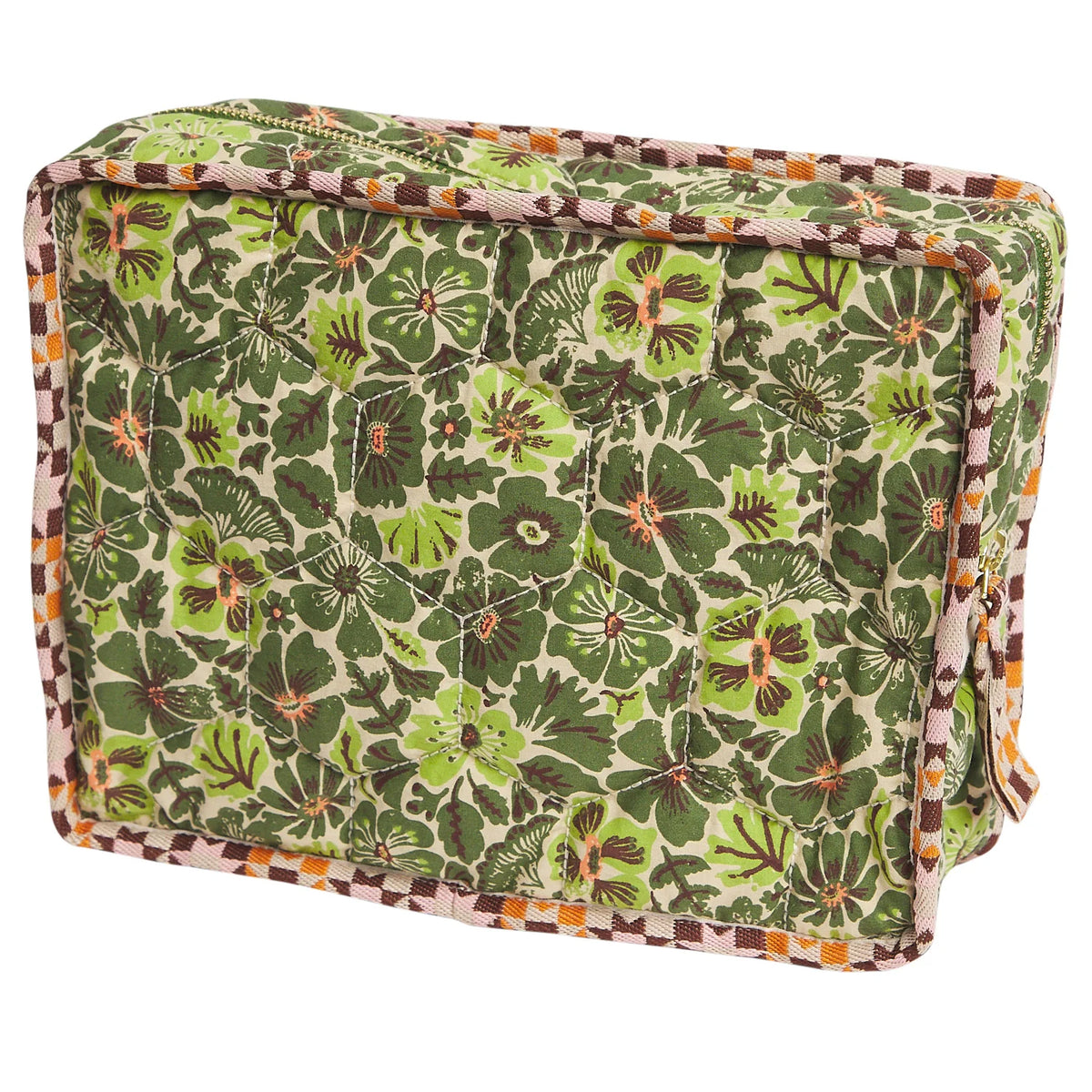 SAGE & CLARE Magnolia Vanity Bag CACTUS GREEN