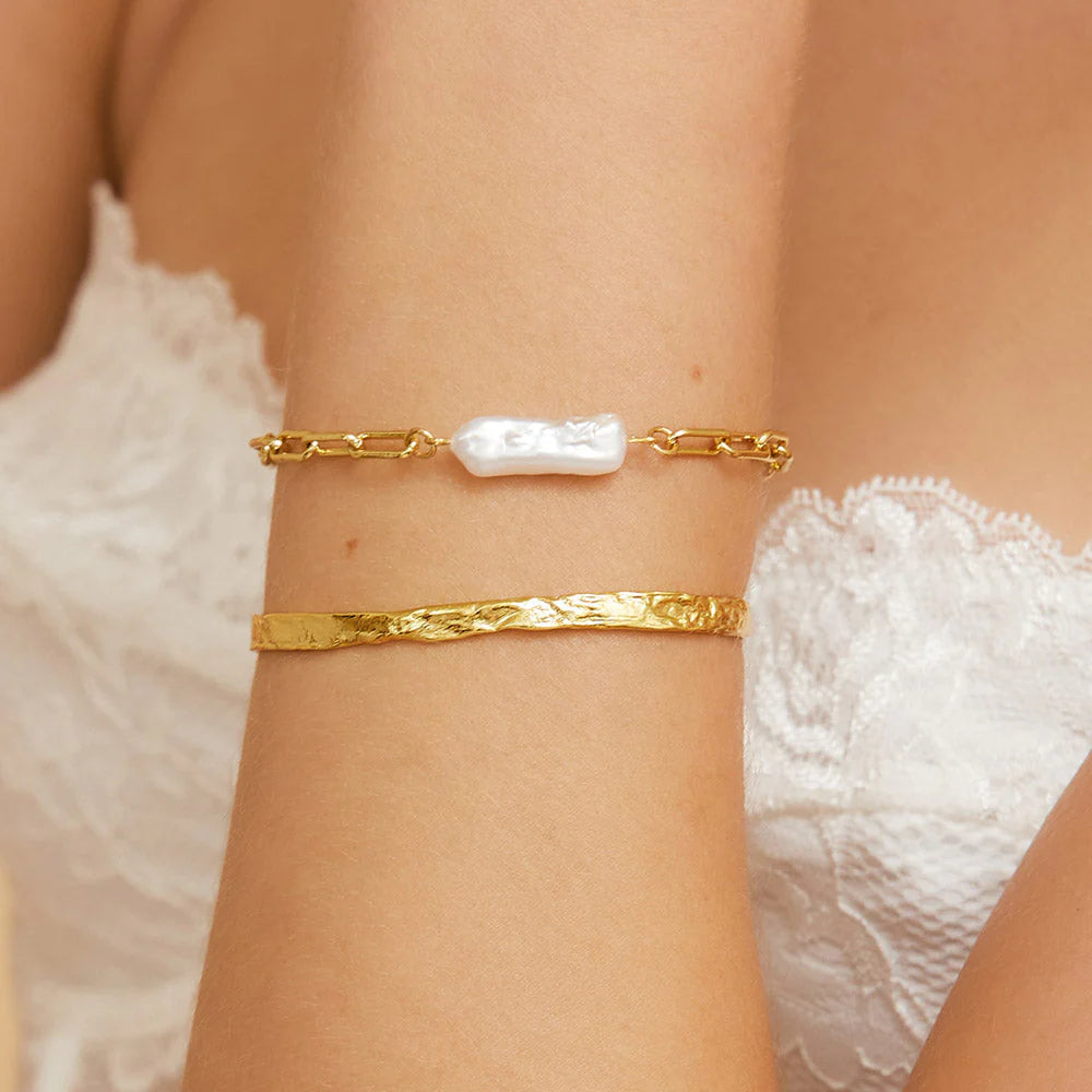 Arms of Eve Danielle Bracelet GOLD & PEARL