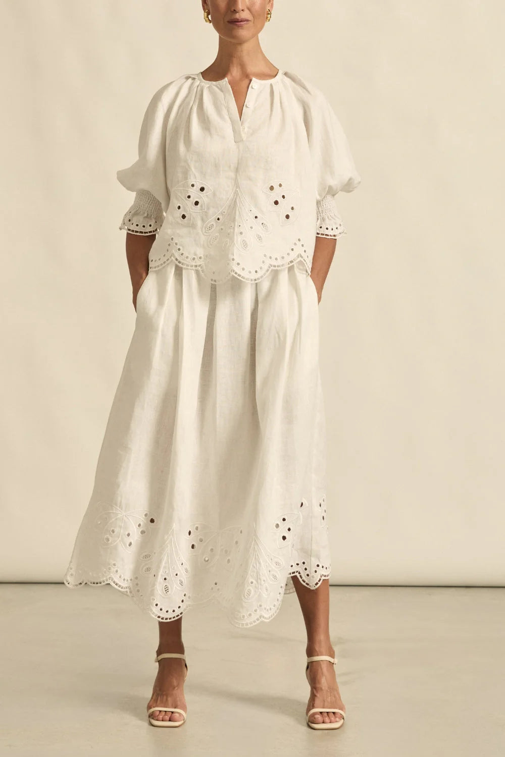 ZOE KRATZMANN Dawn Top PORCELAIN