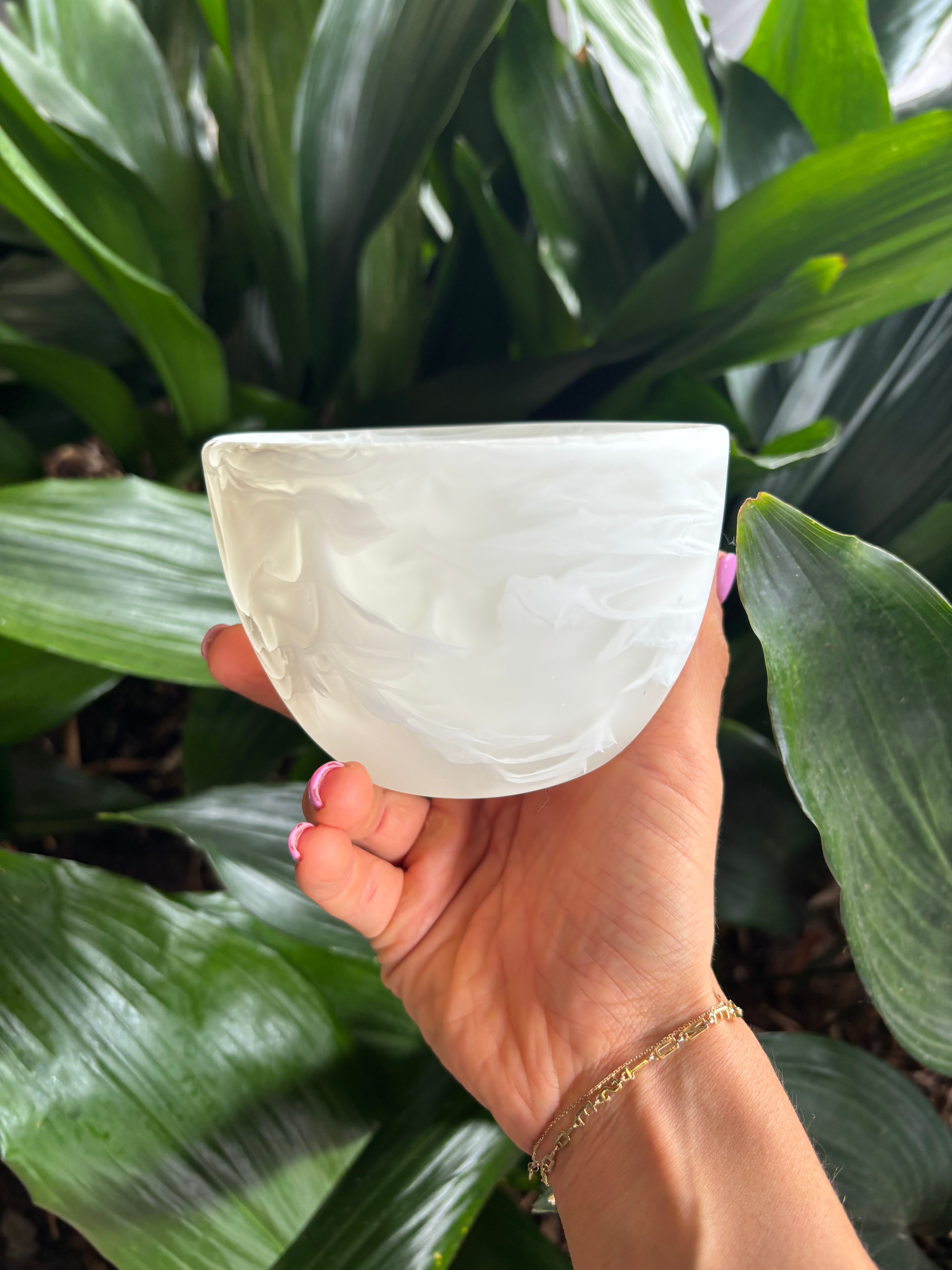 NASHI Small Deep Bowl WHITE