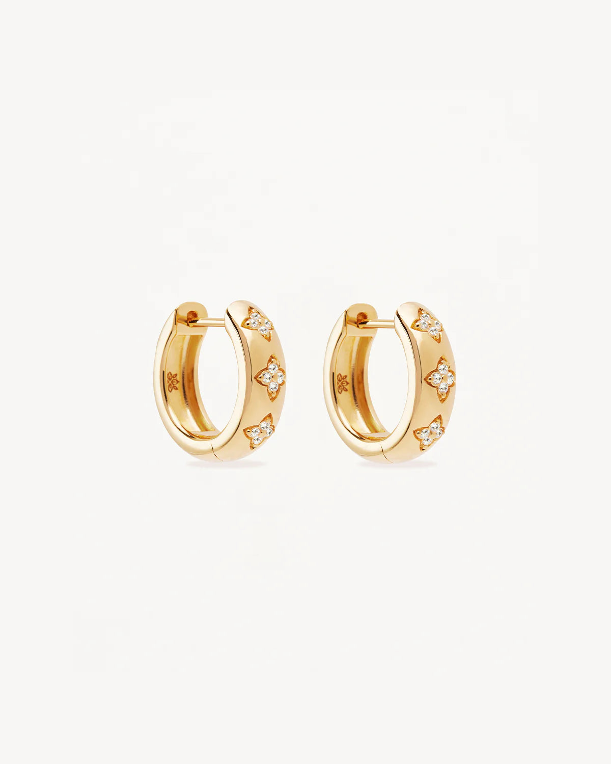 By Charlotte Bloom With You Lotus Hoops GOLD
