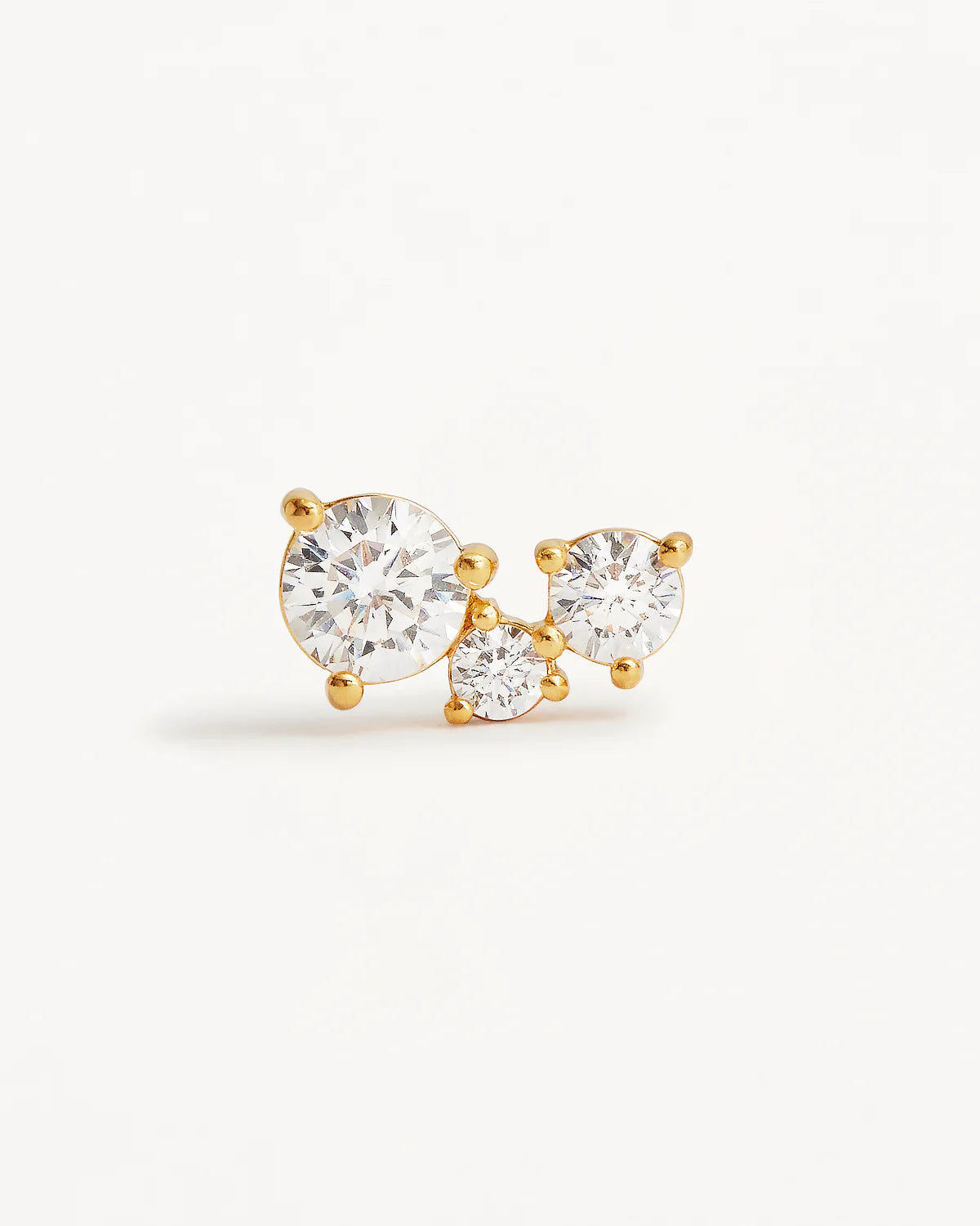 By Charlotte Whispers of Love Studs GOLD