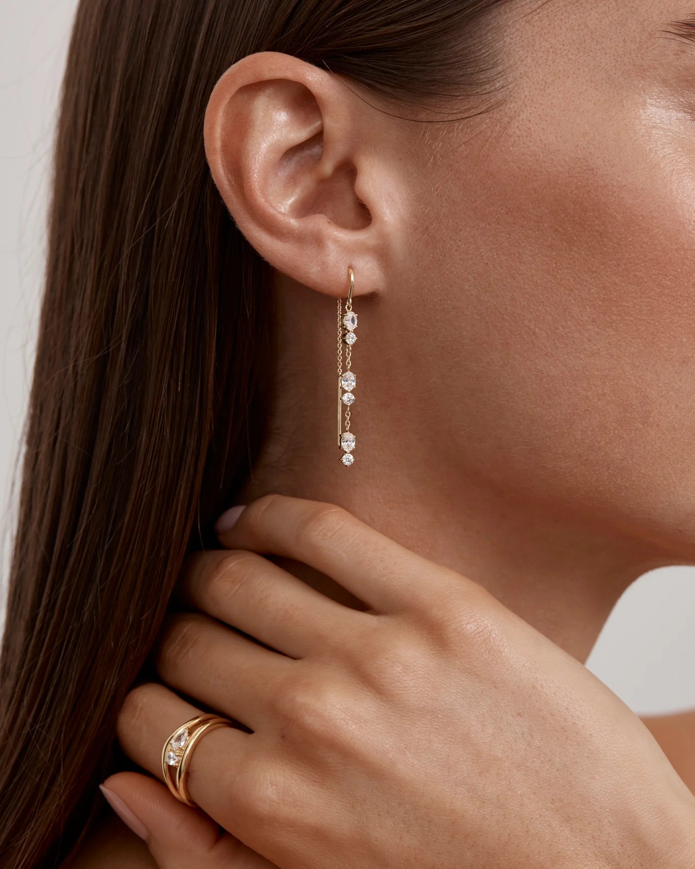 By Charlotte In The Stars Thread Earring GOLD