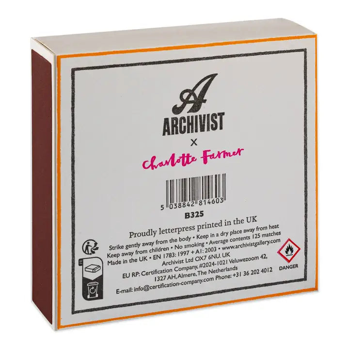 ARCHIVIST Square Box Matches ANYONE FOR TENNIS