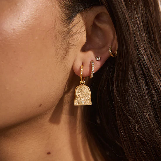 MURKANI Rainbow Spirit Hoop Earrings GOLD