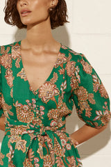 Zoe Kratzmann Ebb Dress K'GARI GREEN PALM