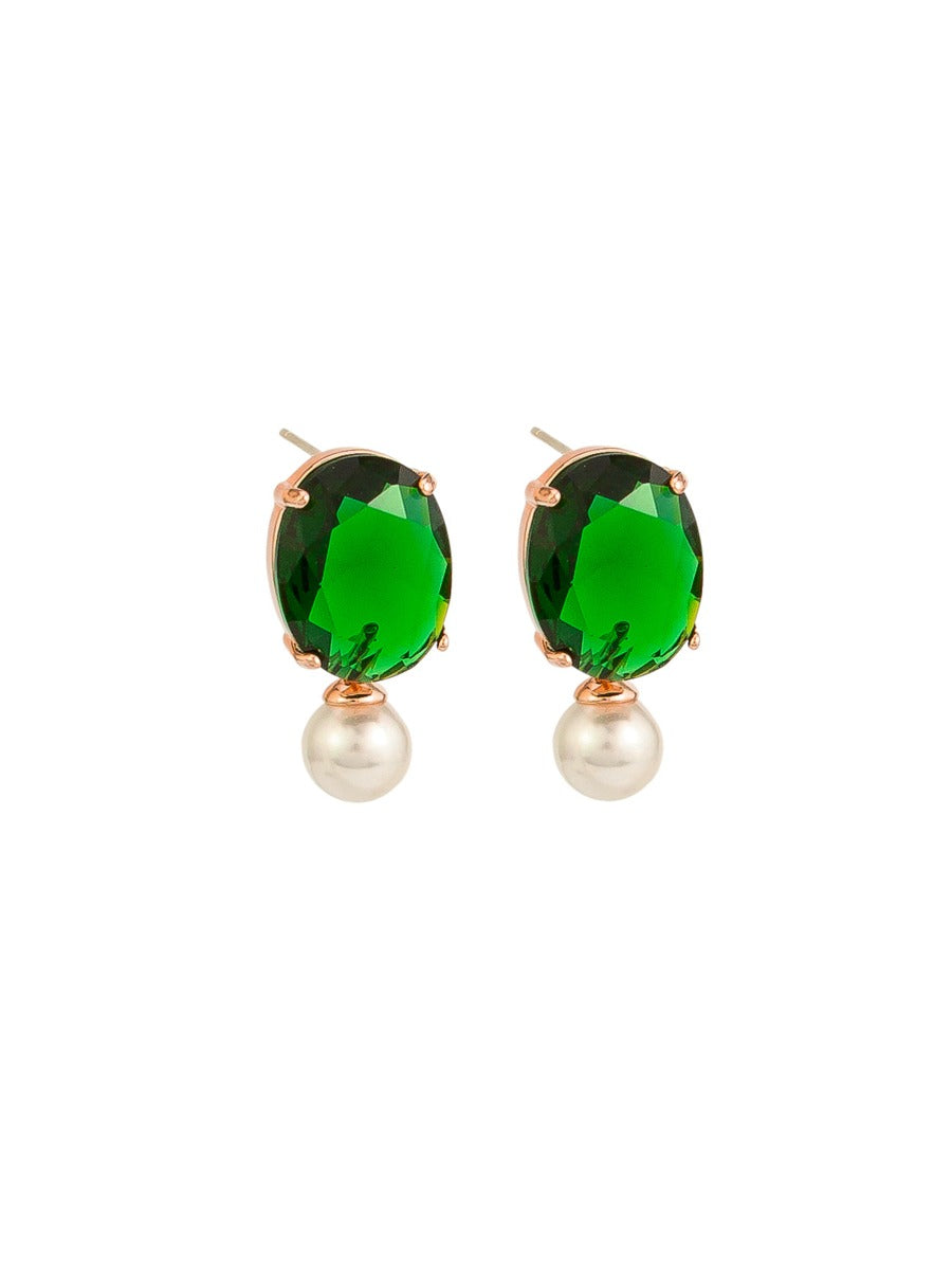 TT24 Green Emerald Crystal Pearl