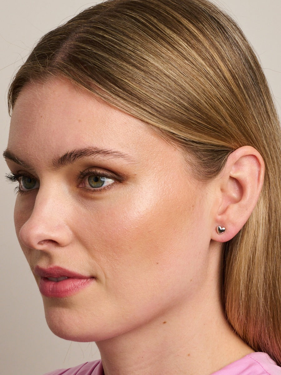 Pixie Heart Stud Earring SILVER