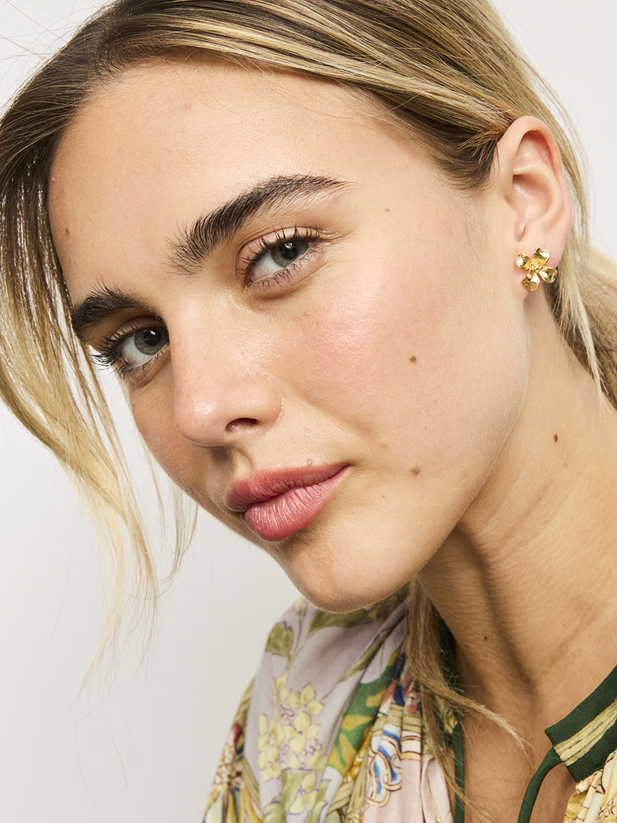 Lily Flower Earring GOLD