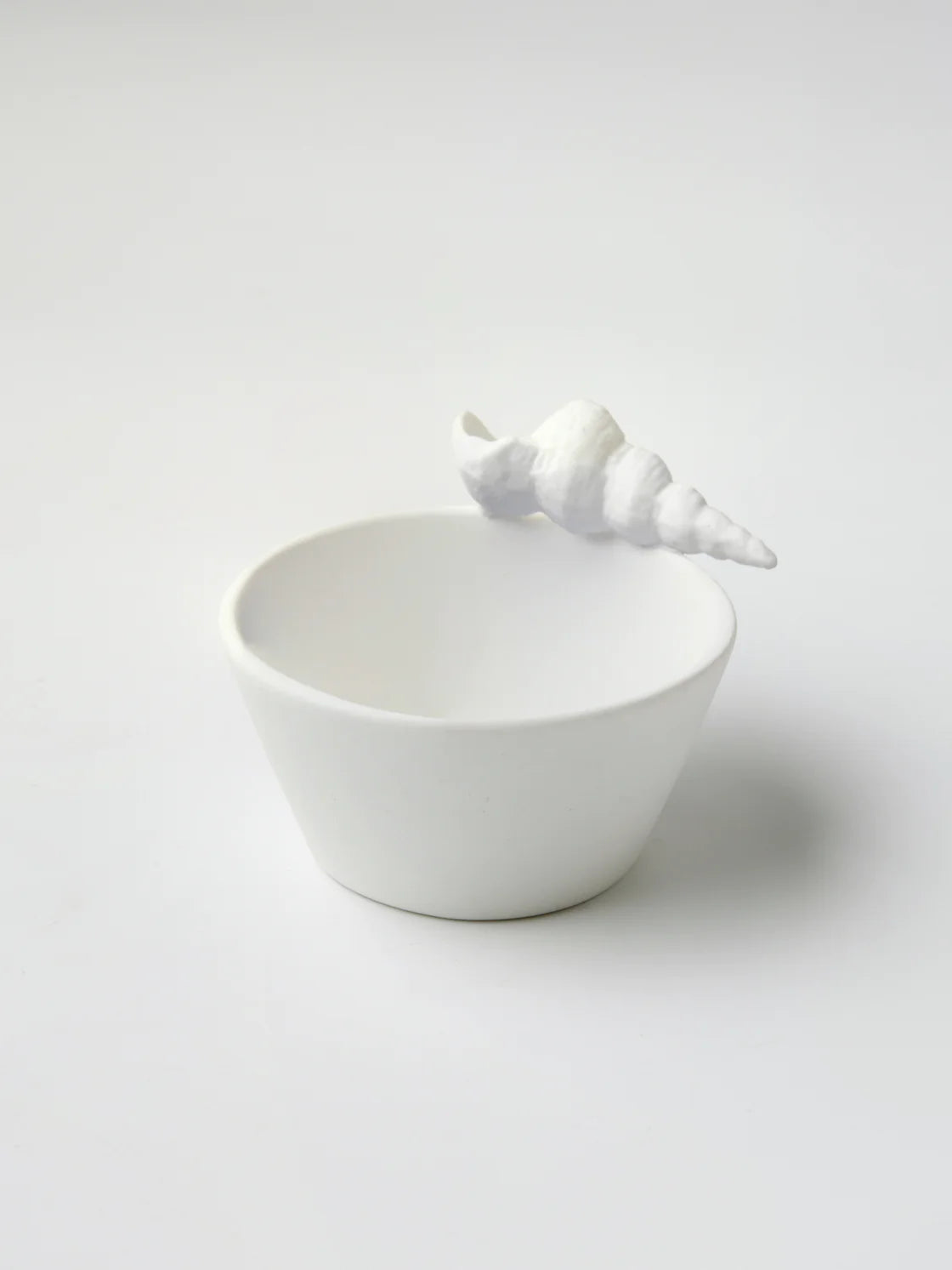 JONES & CO Mini Shell Bowl WHITE