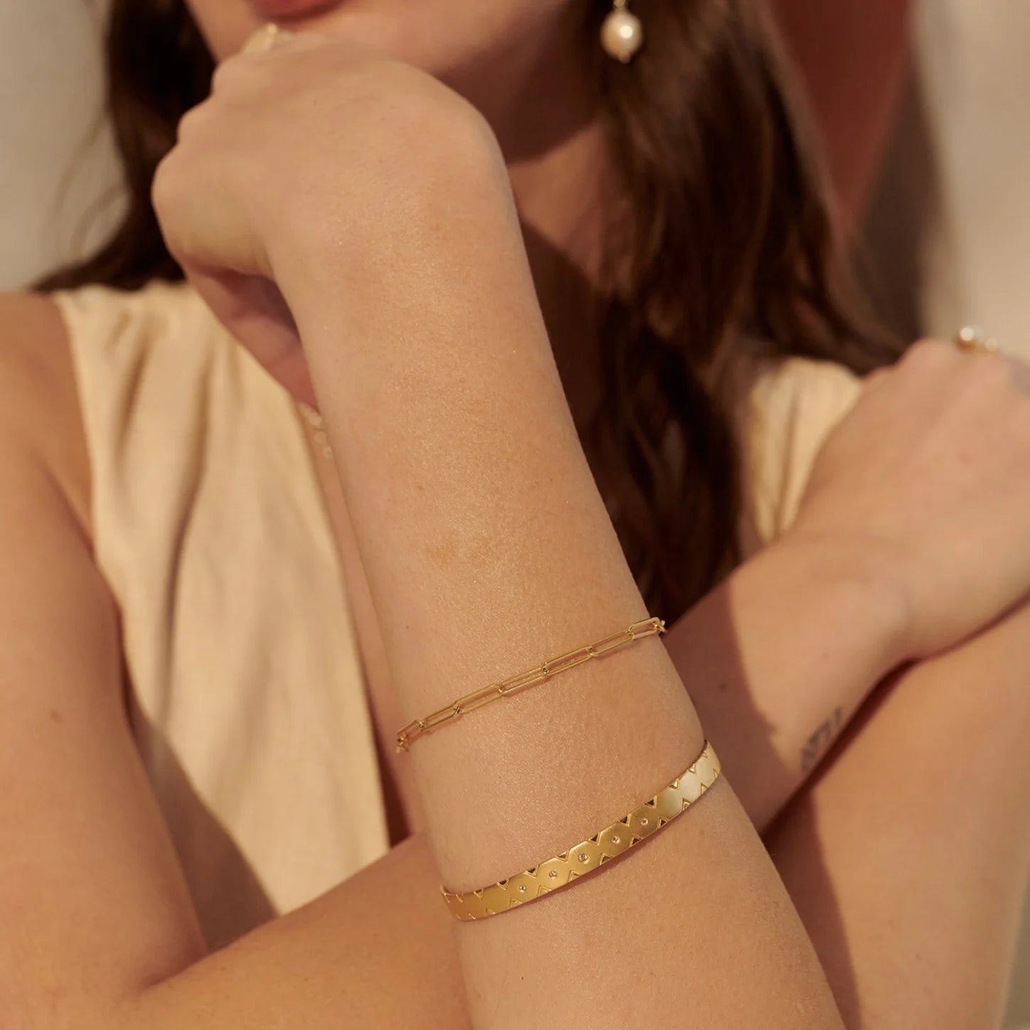 MURKANI Anchor Bracelet GOLD