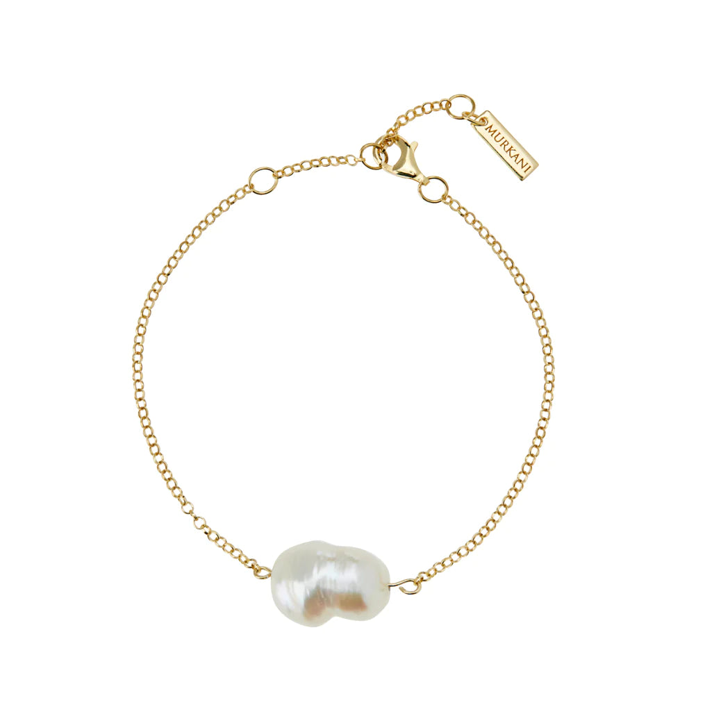 MURKANI Aphrodite Goddess Pearl Bracelet GOLD