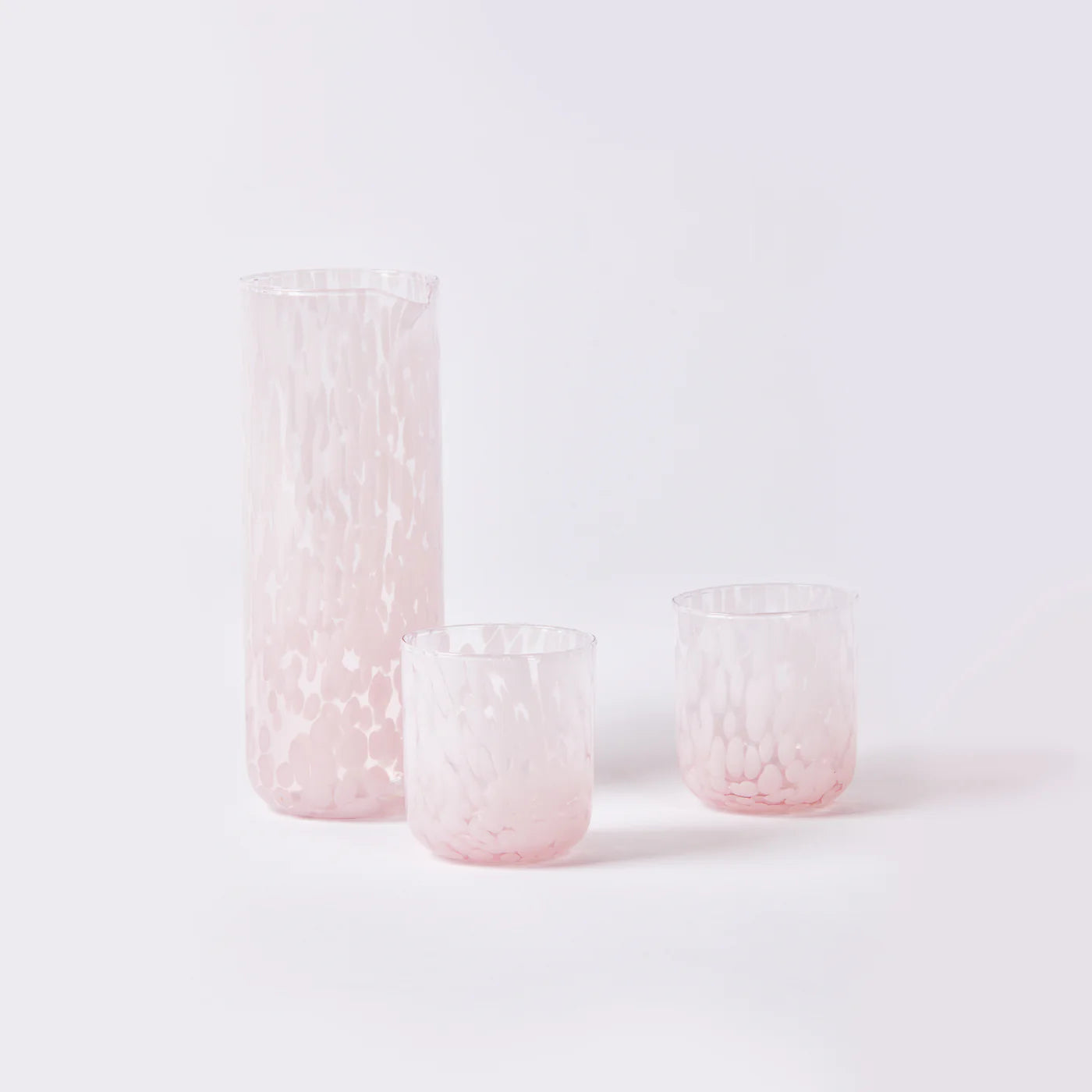 BONNIE & NEIL Glass Carafe Dots PINK