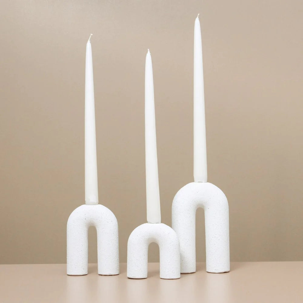 INDIGO23 Halley Candlestand Large WHITE