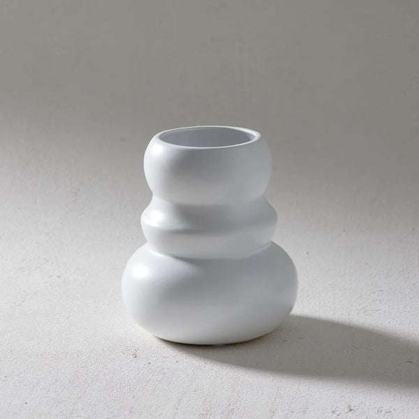 INDIGO23 Klein Vase Small WHITE