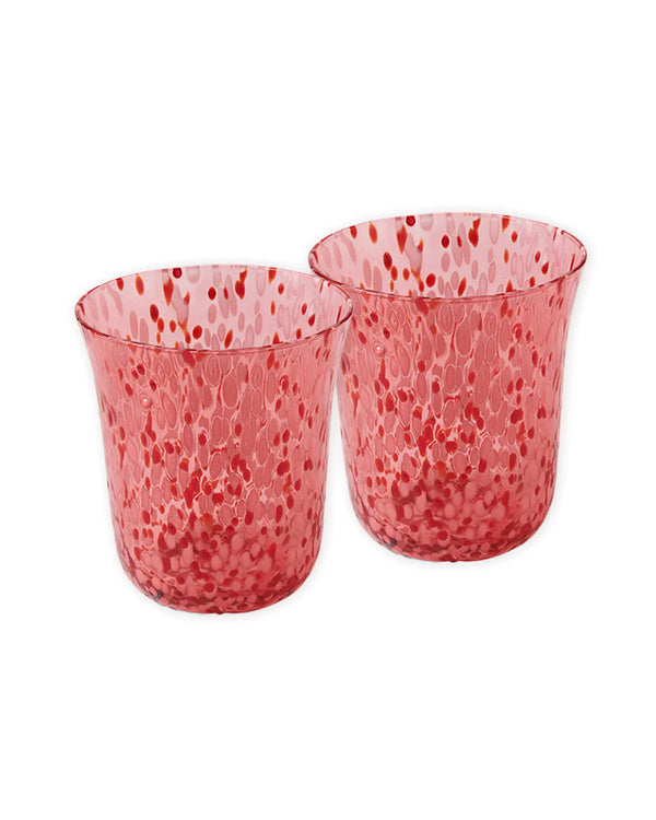 KIP AND CO Sweetheart Speckle Tumblers Set 2