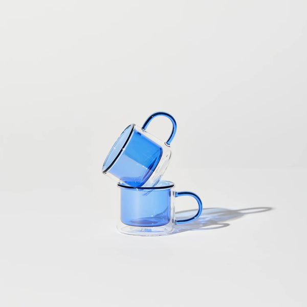 NUNU Shorty Espresso Cups Set 2 BLUE