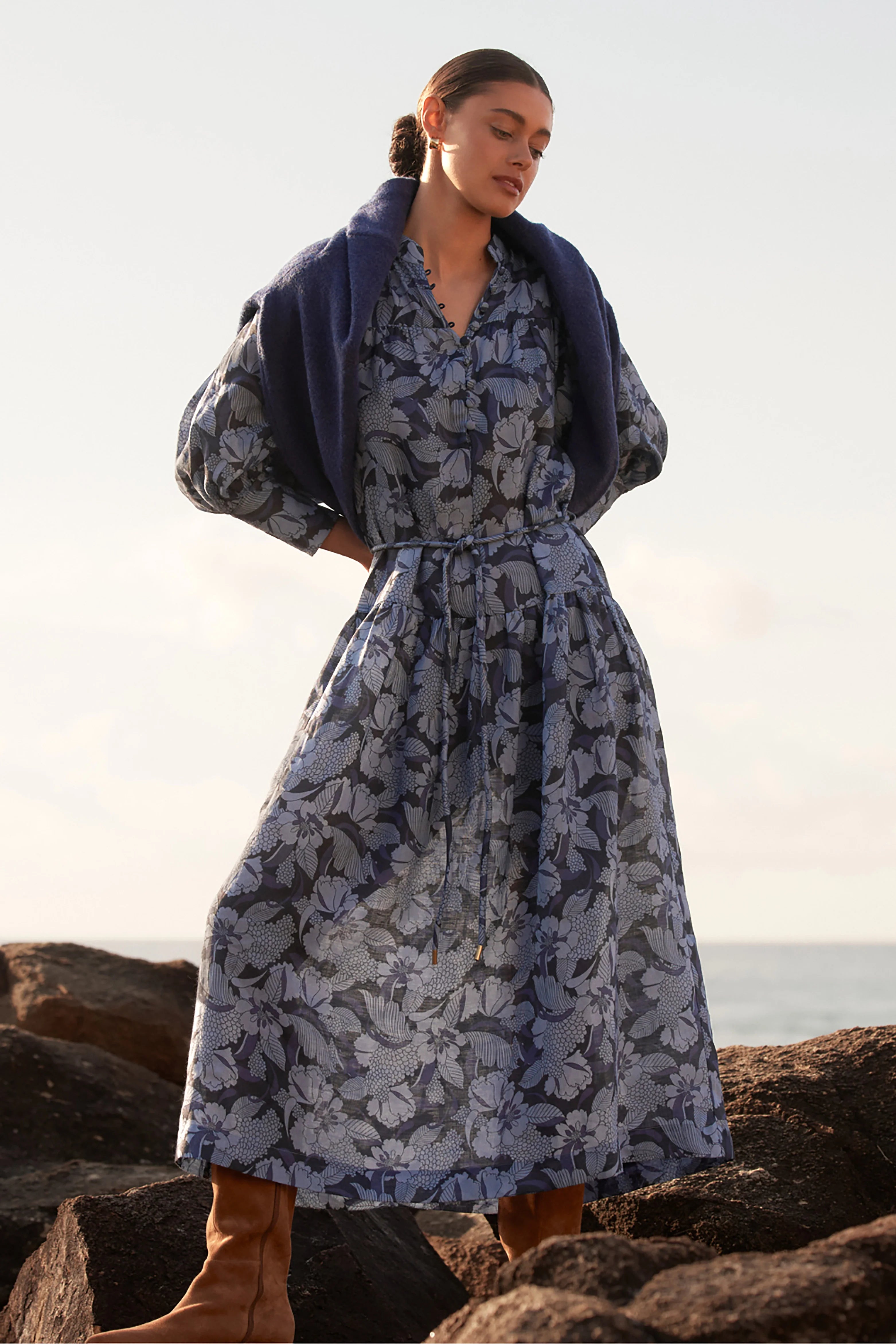 ZOE KRATZMANN Vesper Dress MOONSTONE GARDEN