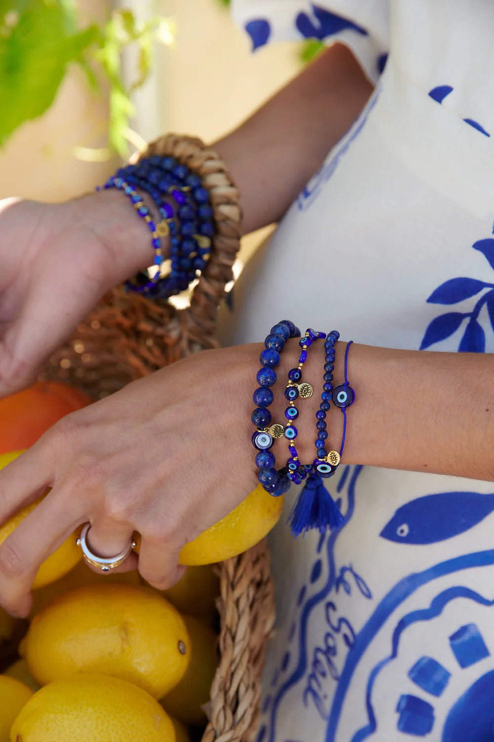 PALAS Healing Gem Bracelet EVIL EYE