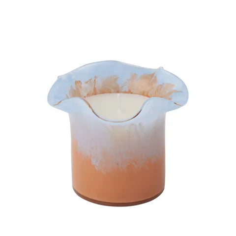 Lottie Glass Candle TAN