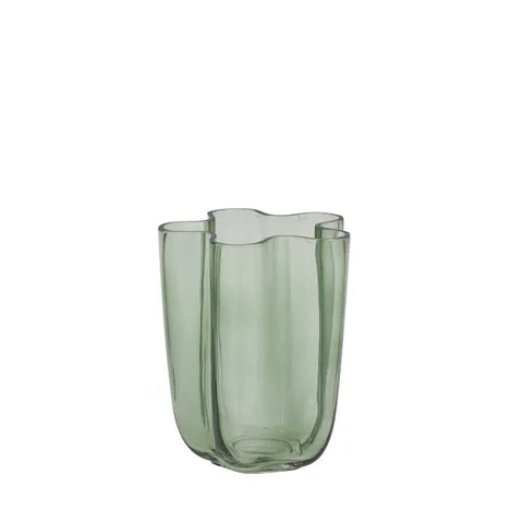 MIRANDA Glass Vase SMALL MINT