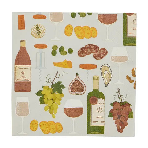 L'heure de Vin Napkins 20pk