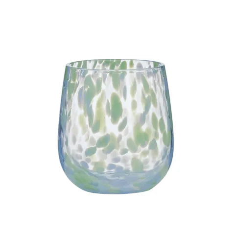 Freckle Glass Tumbler GREEN