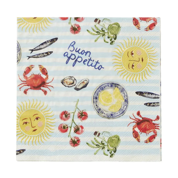 Sicily Paper Napkins 20pce