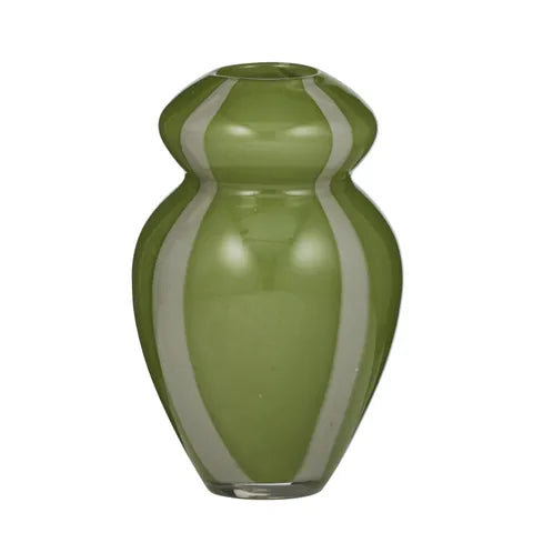 Epsom Glass Vase GREEN/SAGE