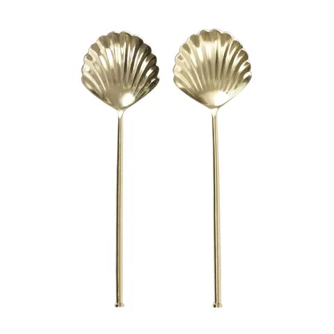 CLAM Salad Servers GOLD