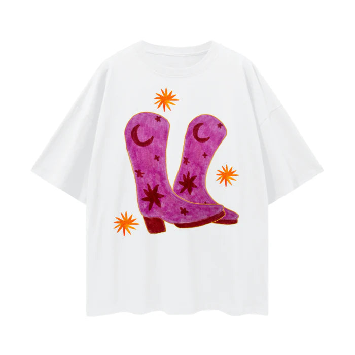 MAKU Cowgirl Tee WHITE