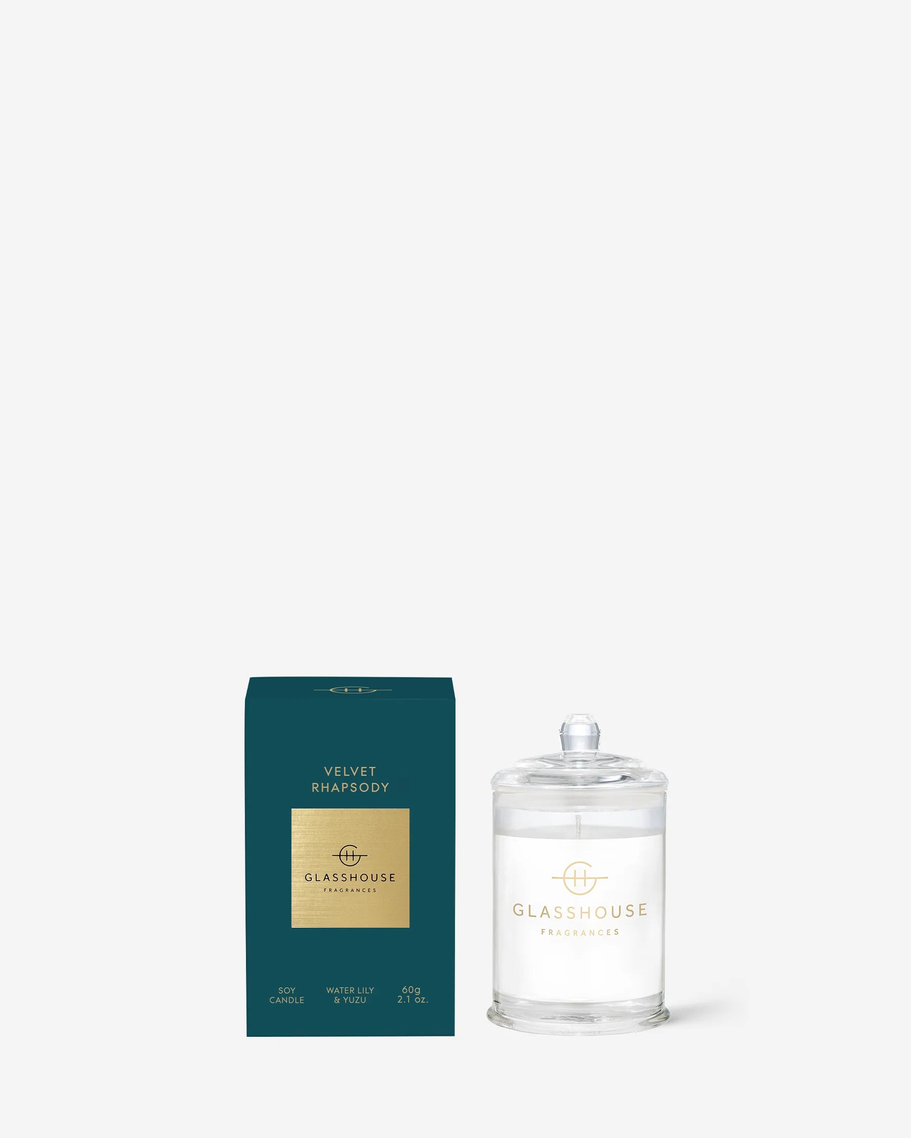 GLASSHOUSE 60g Candle Velvet Rhapsody