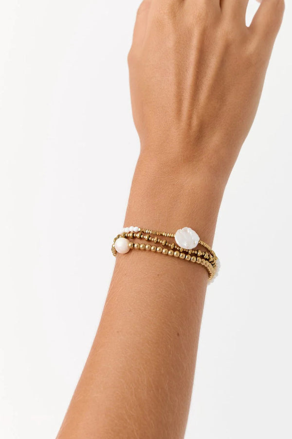 Fine Bead Bracelet with PEARL