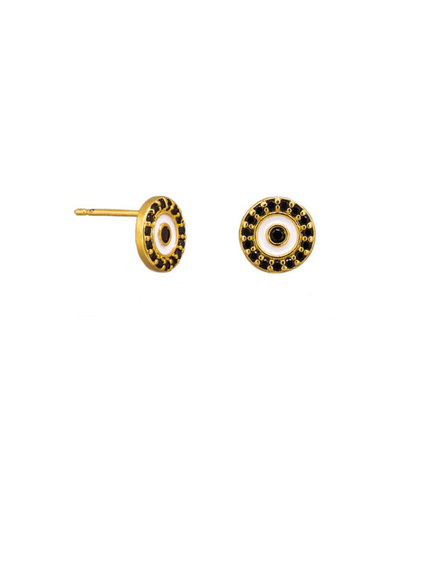 Tiger Tree Gold Fiona Circle Studs