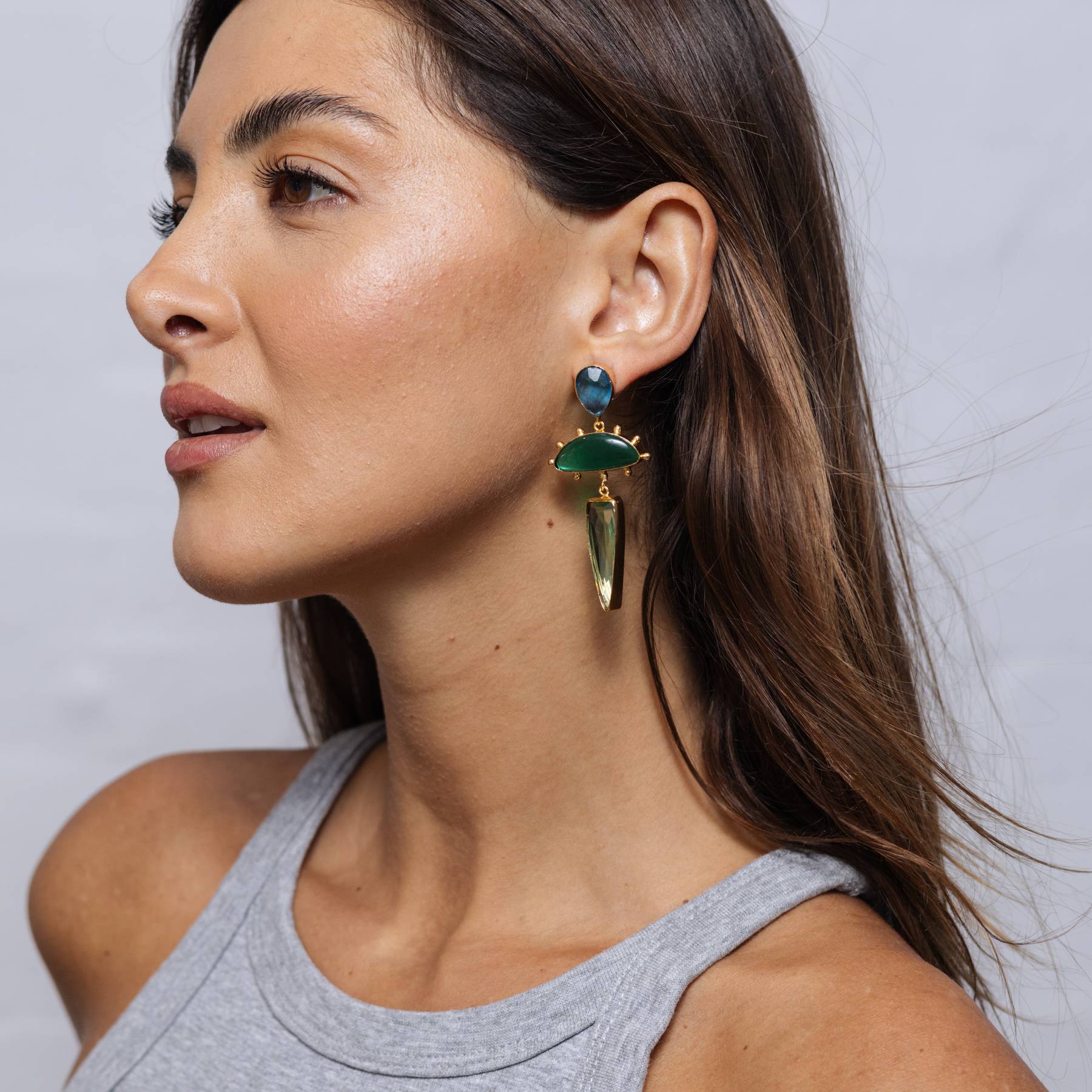 Leisa Earring GREEN