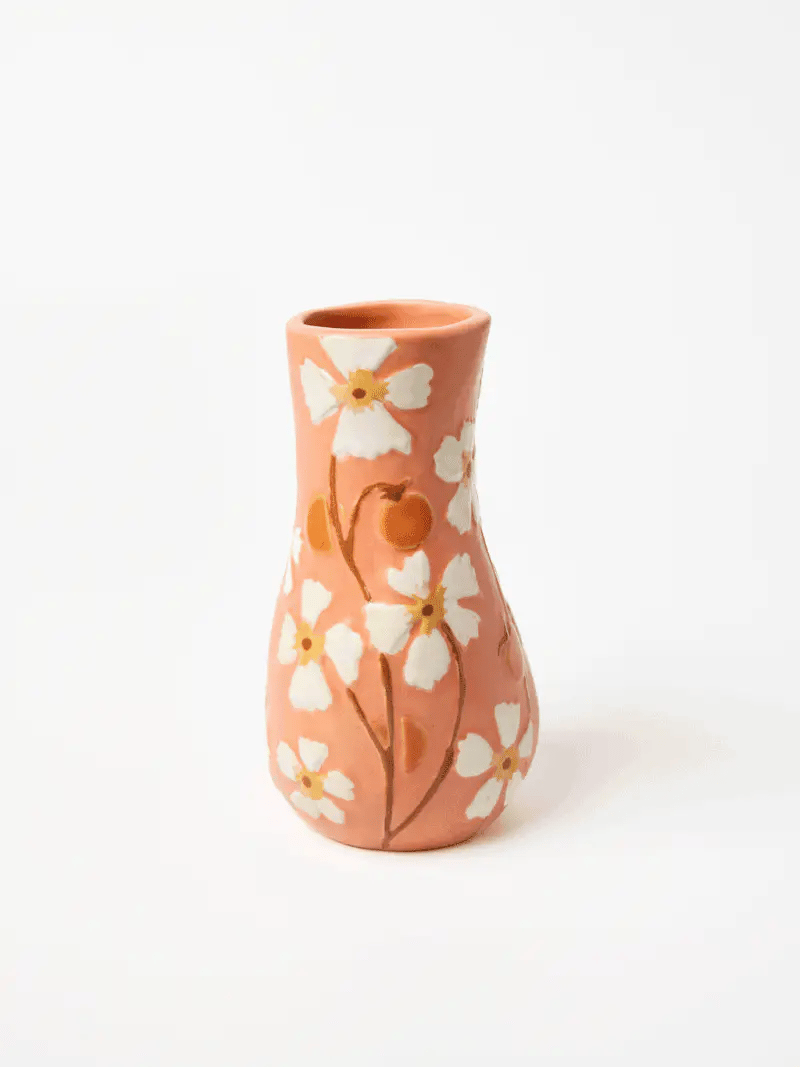 JONES & CO Juniper Vase PEACH