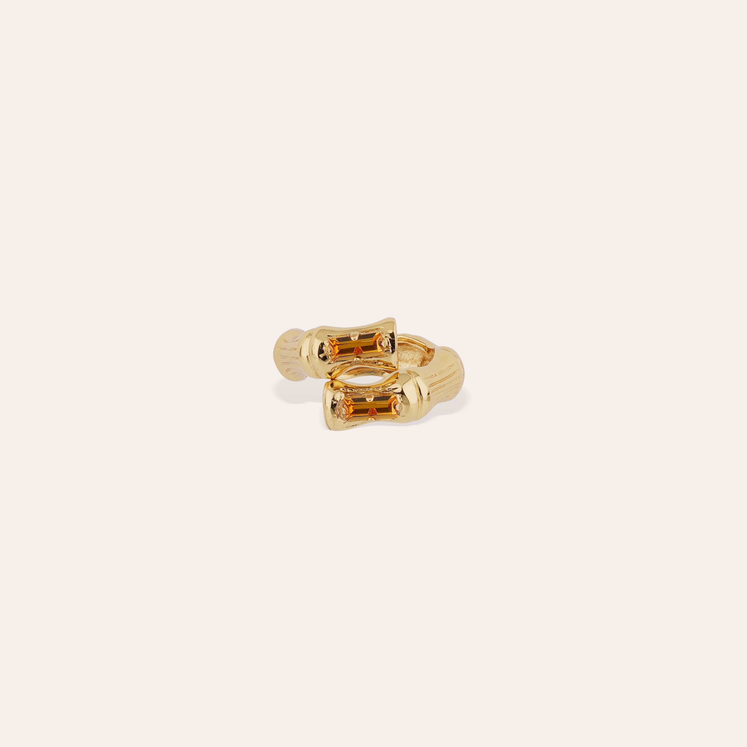 GAS BIJOUX Lianne Stras Ring CITRINE
