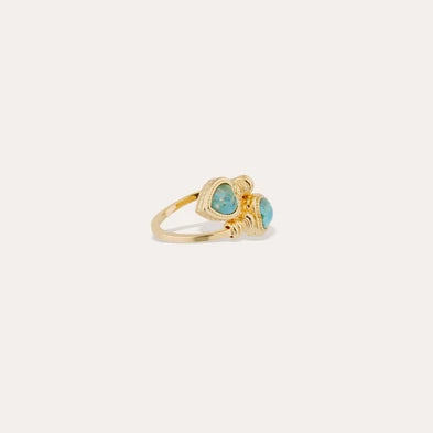 GAS BIJOUX Amore Ring TURQUOISE