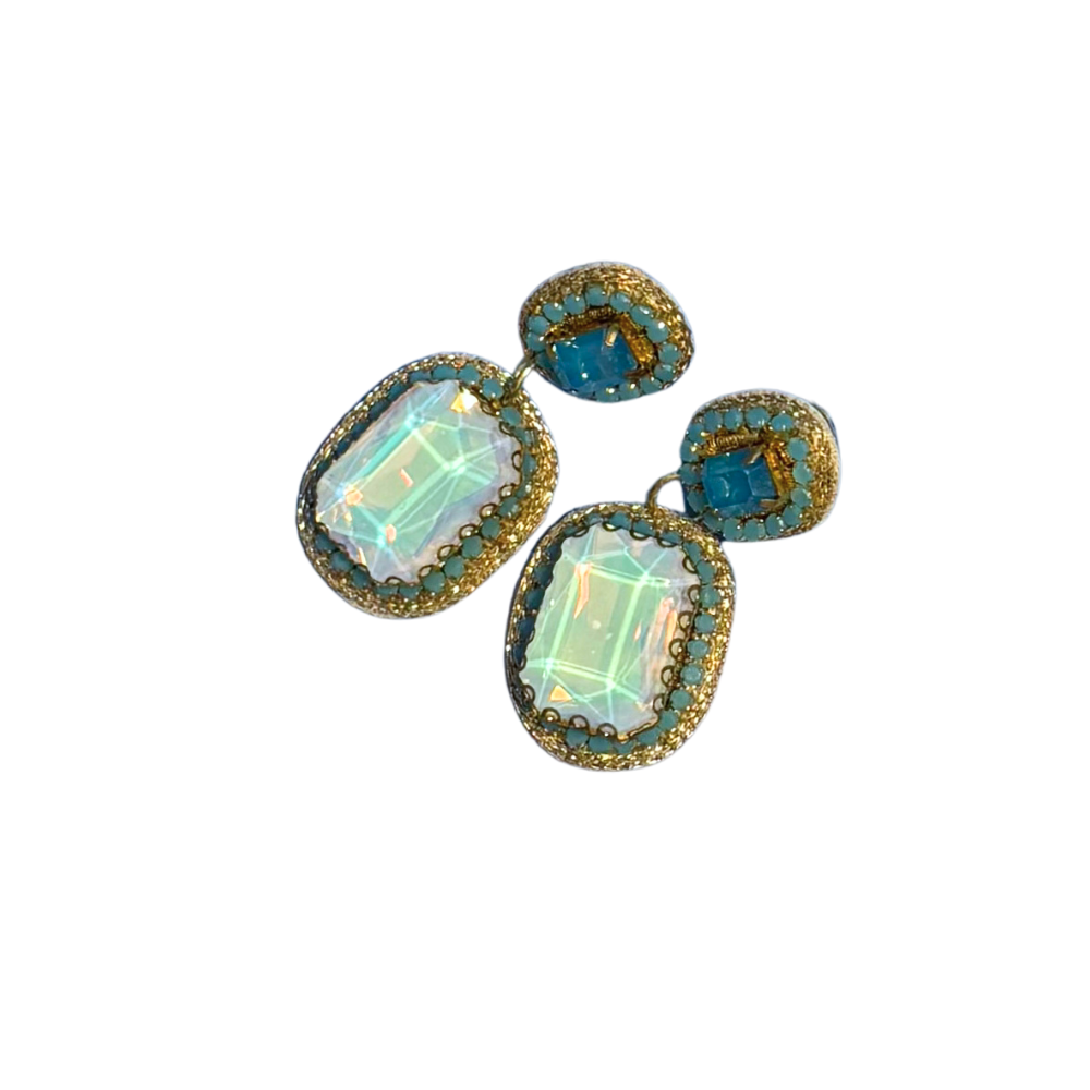 Georgie Earrings BLUE/WHITE