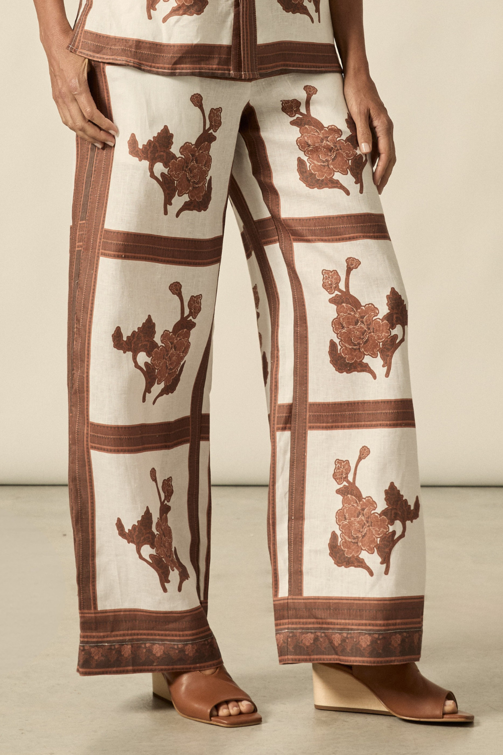 ZOE KRATZMANN Gesture Pant COFFEE COLLAGE