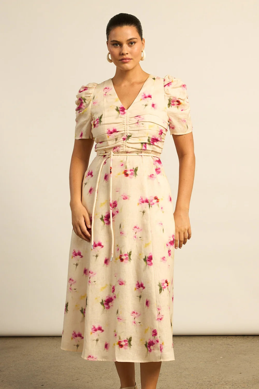 ZOE KRATZMANN Glimmer Dress WATERCOLOUR BLOOM