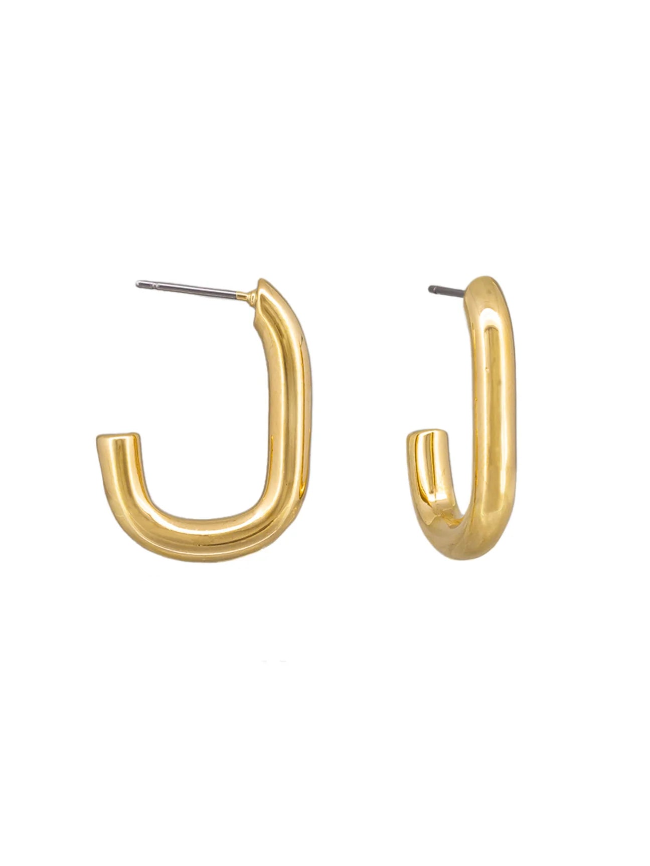 TT24 Gold J Hoops