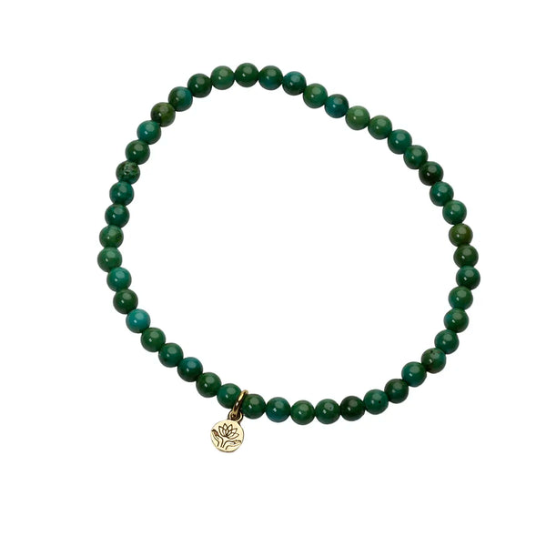 PALAS Healing Gem Bracelet GREEN HOWLITE