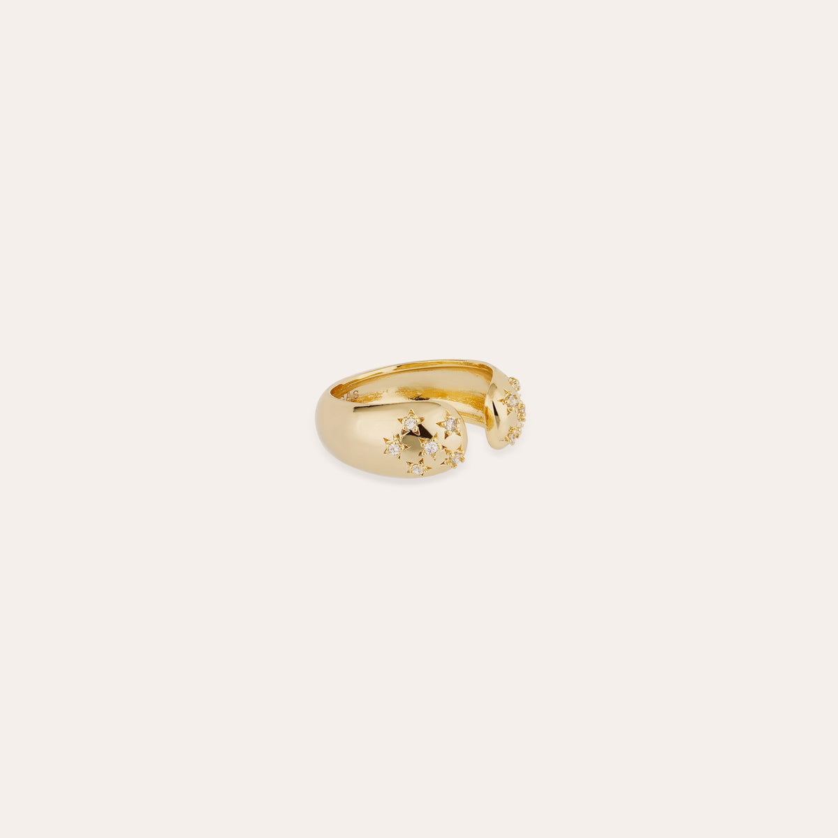 GAS BIJOUX Saint Germain Comet Ring GOLD