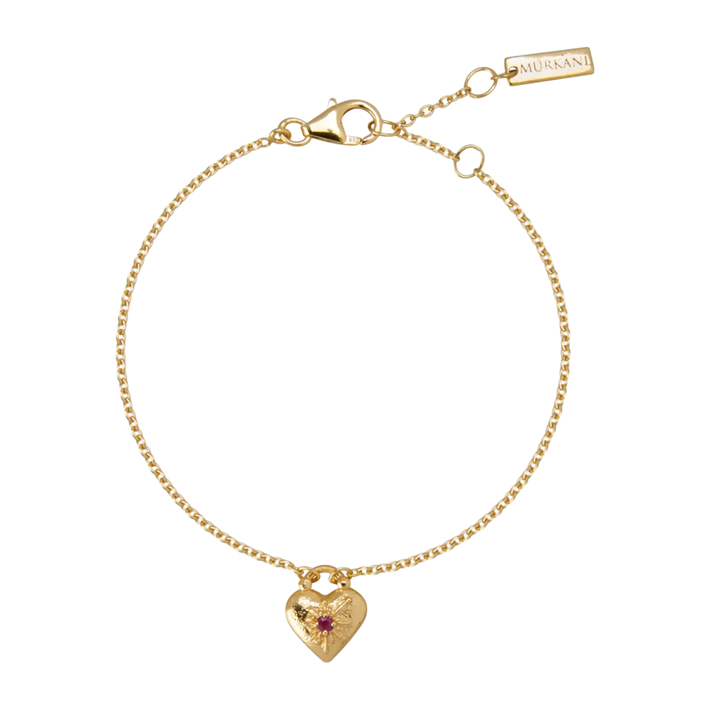 MURKANI Love You Small Heart Bracelet GOLD